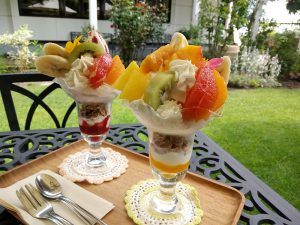 サンガーデンカフェのパフェ